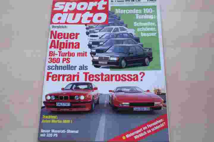 Deckblatt Sport Auto (01/1990)
